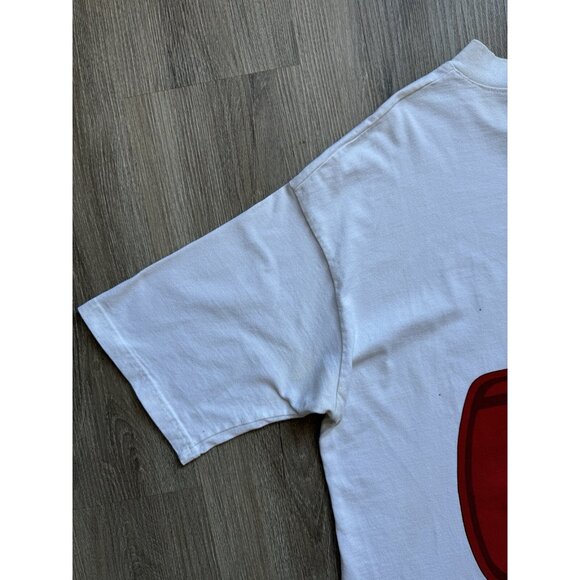 Vintage 90s Tabasco Hot Sauce Promo XL White Wrap Around Art Rare Food - Picture 11 of 16